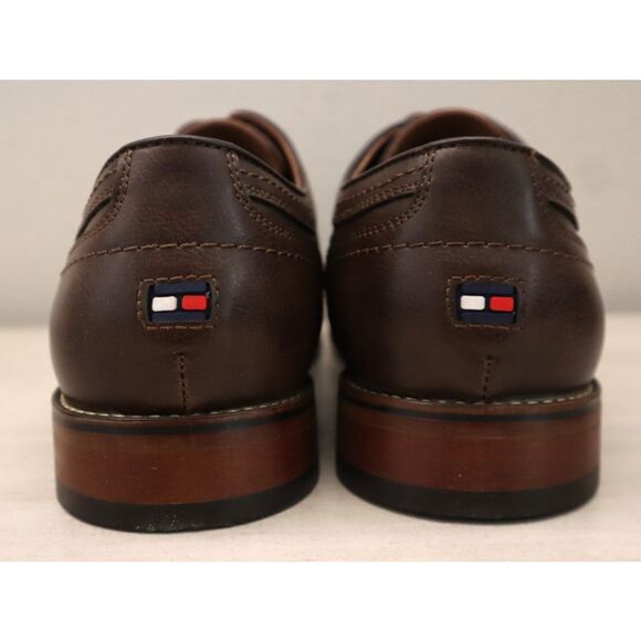 Tommy Hilfiger Men's Sz 10.5M Light Brown PU Leather Benty Oxfords - Picture 6 of 16